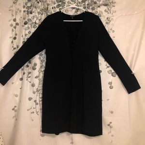 Black audited Dress